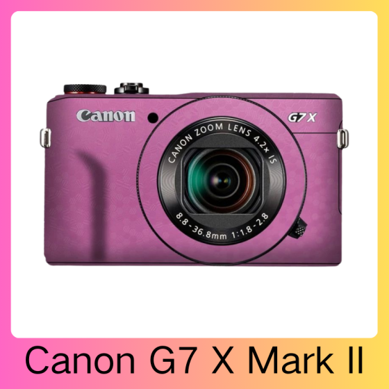 Corpo da Canon G7 X Mark II -  Pele câmera, adesivo câmera - com alta resistência a arranhões, à prova d'água e com design elegante.